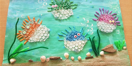 Powiększ grafikę: Konkurs plastyczny "Podwodny świat"