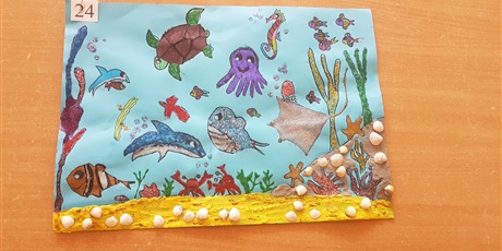 Powiększ grafikę: Konkurs plastyczny "Podwodny świat"